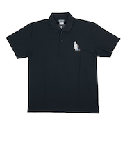 ムーミン ドライポロシャツ Lサイズ 衣類 ブラック MOOMIN