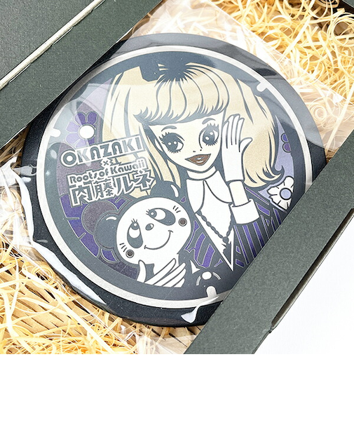 内藤ルネ チタン製ミニチュアマンホール（むらさき） 日本製