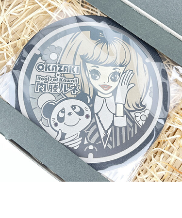 内藤ルネ チタン製ミニチュアマンホール(グレー) 日本製