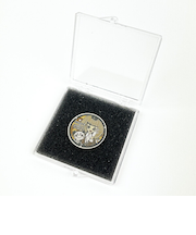 内藤ルネ チタン製マンホールメダル（オレンジ） 日本製