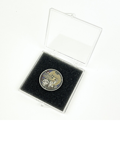 内藤ルネ チタン製マンホールメダル（むらさき） 日本製