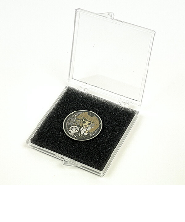 内藤ルネ チタン製マンホールメダル（グレー） 日本製