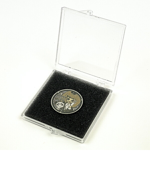 内藤ルネ チタン製マンホールメダル（グレー） 日本製