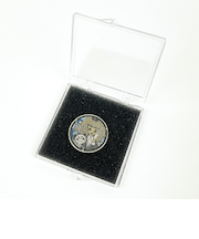 内藤ルネ チタン製マンホールメダル（あお） 日本製