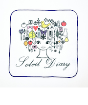 内藤ルネ Soleil Diary ハンドタオル 日本製 Rune