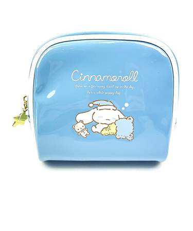 サンリオ シナモロール ボックスポーチ のんびりナチュラルシリーズ シナモン Sanrio