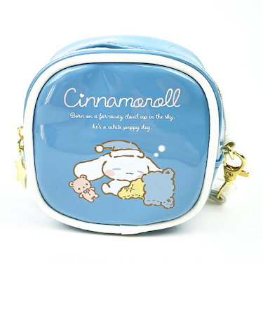 サンリオ シナモロール ミニスクエアポーチ のんびりナチュラルシリーズ シナモン Sanrio