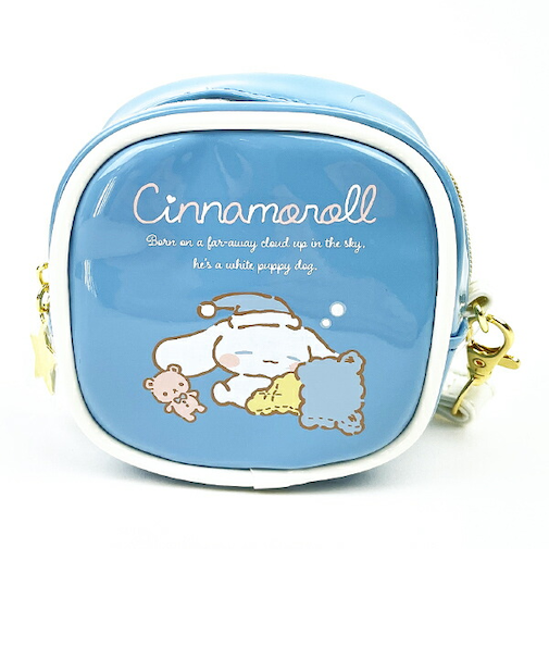 サンリオ シナモロール ミニスクエアポーチ のんびりナチュラルシリーズ シナモン Sanrio