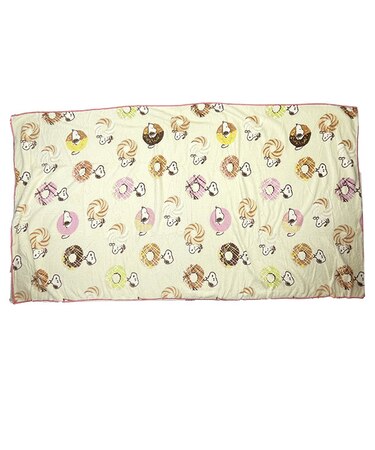 SNOOPY スヌーピー クイックドライ バスタオル ドーナツスヌーピー 速乾 タオル