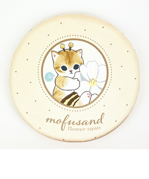 moufusand モフサンド低反発もちもちシートクッション フラワー イエロー インテリア リビング ダイニング 座布団