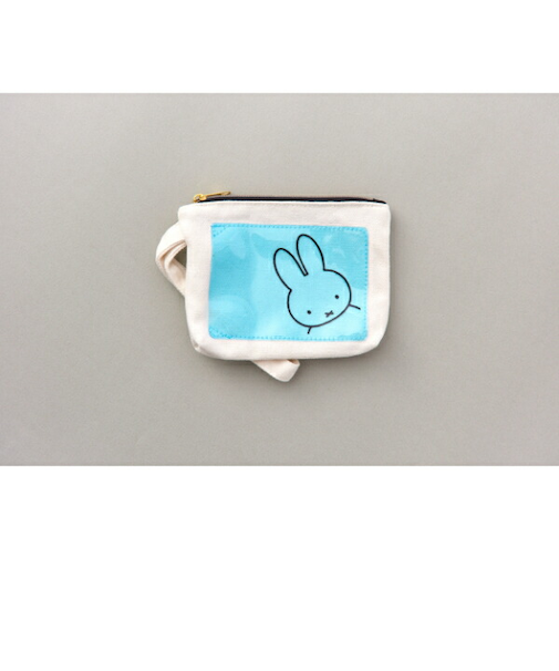 ミッフィー miffy P-BAG ポーチ(ブルー)