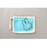ミッフィー miffy P-BAG クラッチバッグ(ブルー) ポーチ