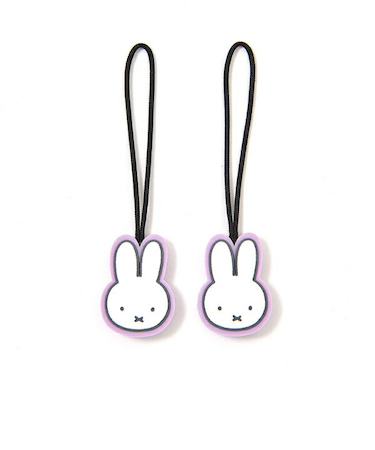 ミッフィー miffy ジッパータブ(パープル) チャーム
