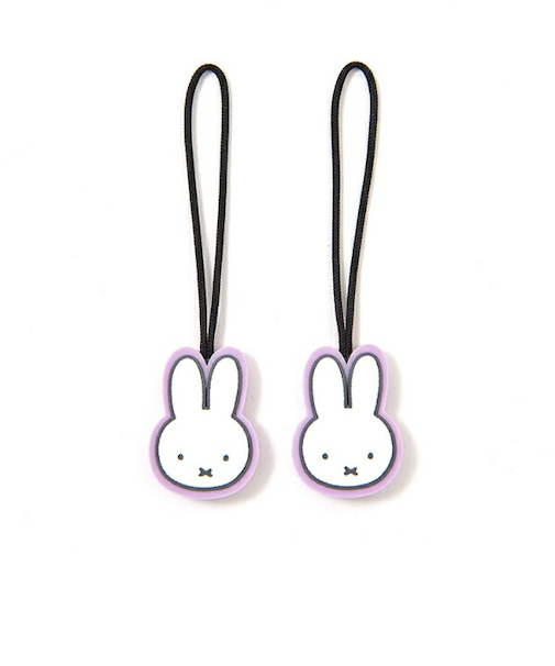 ミッフィー miffy ジッパータブ(パープル) チャーム