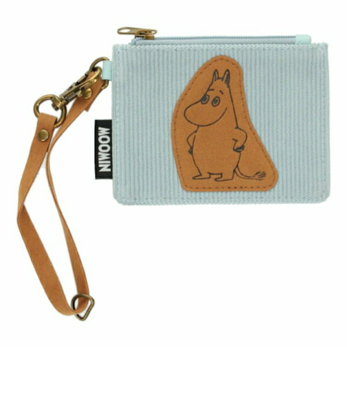 ムーミン コーデュロイパスケース(ブルー)