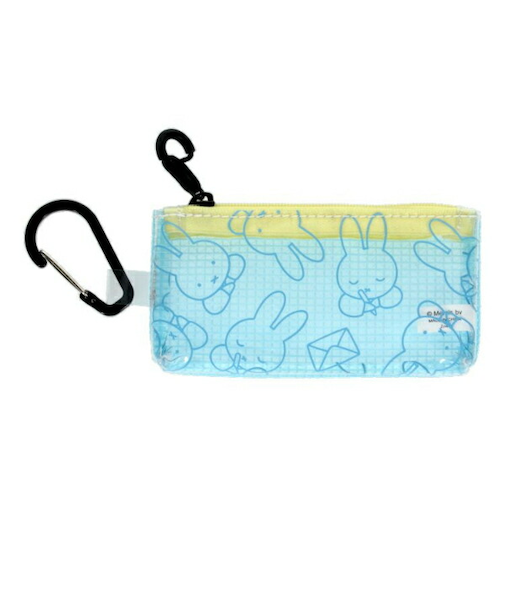 ミッフィー miffy letter ターポリンタイニーポーチ(ブルー)