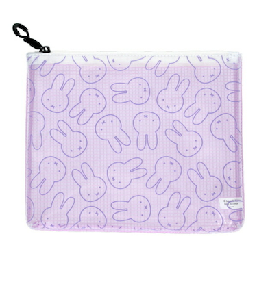 ミッフィー miffy ターポリンフラットポーチ(ピンク)