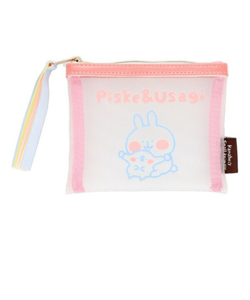 カナヘイの小動物 メッシュポーチミニ(ピンク)