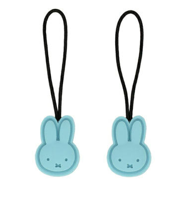 ミッフィー miffy フェイス ジッパータブ(ブルー) チャーム