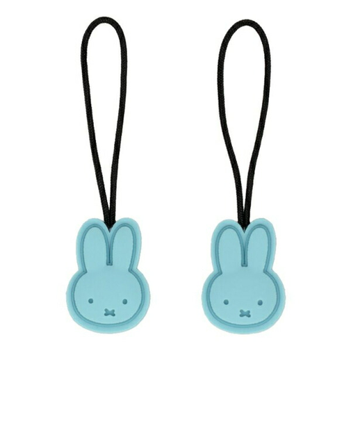 ミッフィー miffy フェイス ジッパータブ(ブルー) チャーム