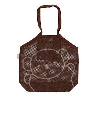 ミッフィー miffy ボリス M-BAG メッシュトートバッグ (ブラウン)