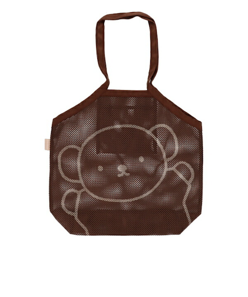 ミッフィー miffy ボリス M-BAG メッシュトートバッグ (ブラウン)