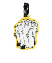 ムーミン ニョロニョロ ラバーラゲッジタグ(イエロー)