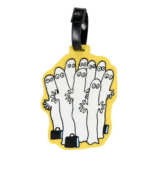 ムーミン ニョロニョロ ラバーラゲッジタグ(イエロー)