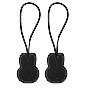 ミッフィー miffy ジッパータブ (ブラック) チャーム