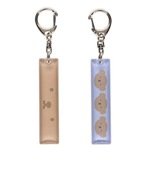 ミッフィー miffy ボリス フェイス アクリルスティックキーホルダー(ブラウン)