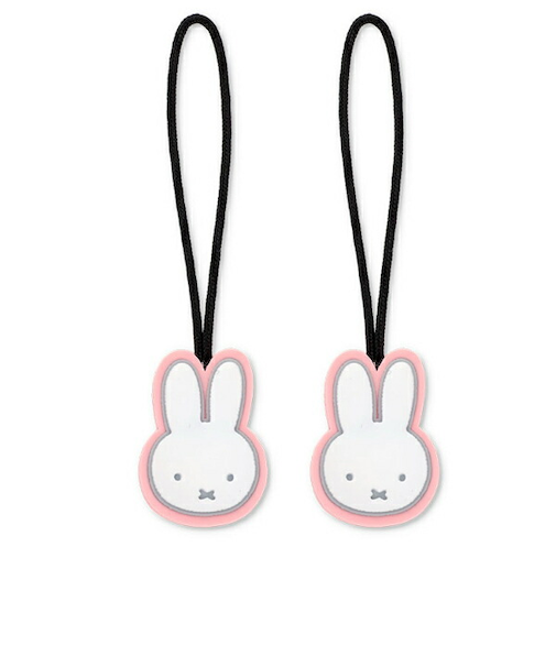 ミッフィー miffy フェイス ジッパータブ(ベビーピンク) チャーム