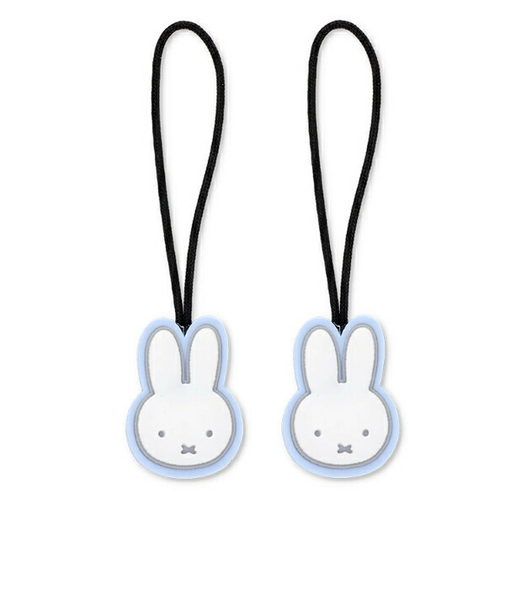 ミッフィー miffy フェイス ジッパータブ(ライトブルー) チャーム