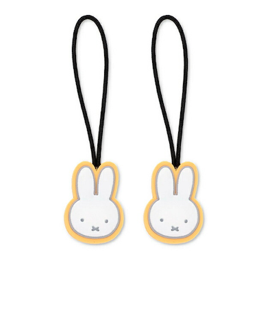 ミッフィー miffy フェイス ジッパータブ(オレンジ) チャーム