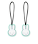 ミッフィー miffy フェイス ジッパータブ(ライトグリーン) チャーム