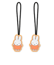 ミッフィー miffy ばんざい ジッパータブ(オレンジ) チャーム