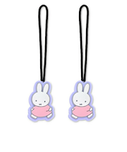 ミッフィー miffy あるき ジッパータブ(パープル) チャーム