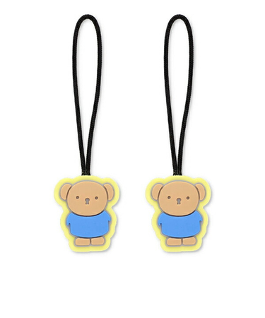 ミッフィー miffy ボリス ジッパータブ(イエロー) チャーム