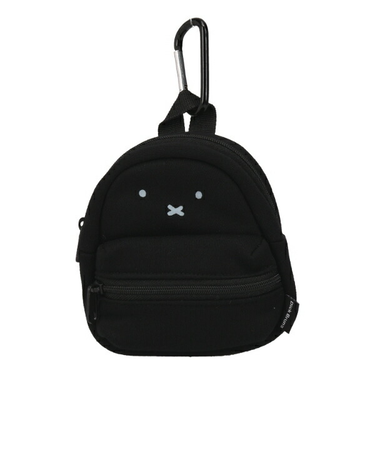 ミッフィー miffy スウェットリュック型ポーチ(ブラック) バッグ