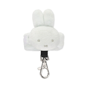 ミッフィー miffy バッグキーホルダー(グレー)