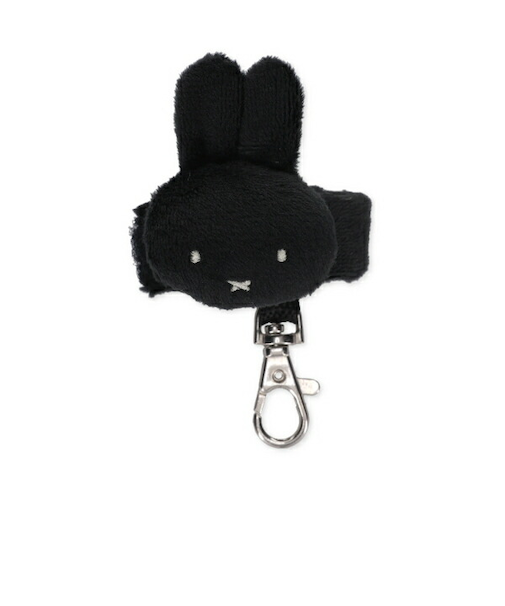 ミッフィー miffy バッグキーホルダー(ブラック)
