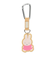 ミッフィー miffy あるき カラビナ付きアクリルキーホルダー(オレンジ)