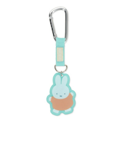 ミッフィー miffy ばんざい カラビナ付きアクリルキーホルダー(グリーン)