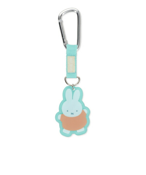 ミッフィー miffy ばんざい カラビナ付きアクリルキーホルダー(グリーン)