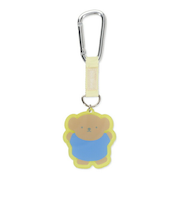 ミッフィー miffy ボリス ばんざい カラビナ付きアクリルキーホルダー(イエロー)