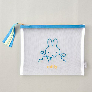 ミッフィー miffy メッシュポーチ フラット