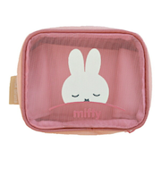 ミッフィー miffy じゃばらメッシュポーチS (ピンク)