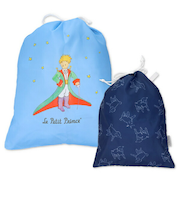星の王子さま マルチ巾着2個セット(ブルー&ネイビー)