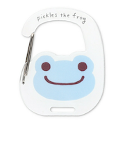 かえるのピクルス アクリルカラビナ(ブルー)