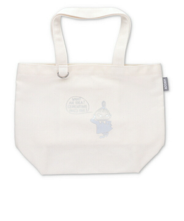 ムーミン リトルミイ メタリックプリントトートバッグ(アイボリー)