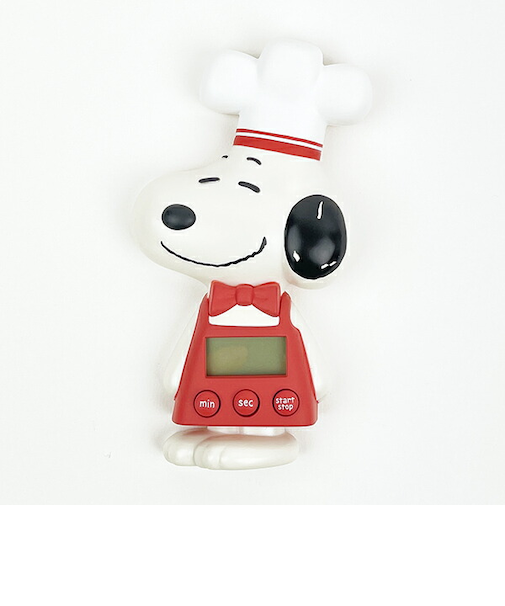 SNOOPY スヌーピー キッチンタイマー レッド シェフスヌーピー キッチン ランチ